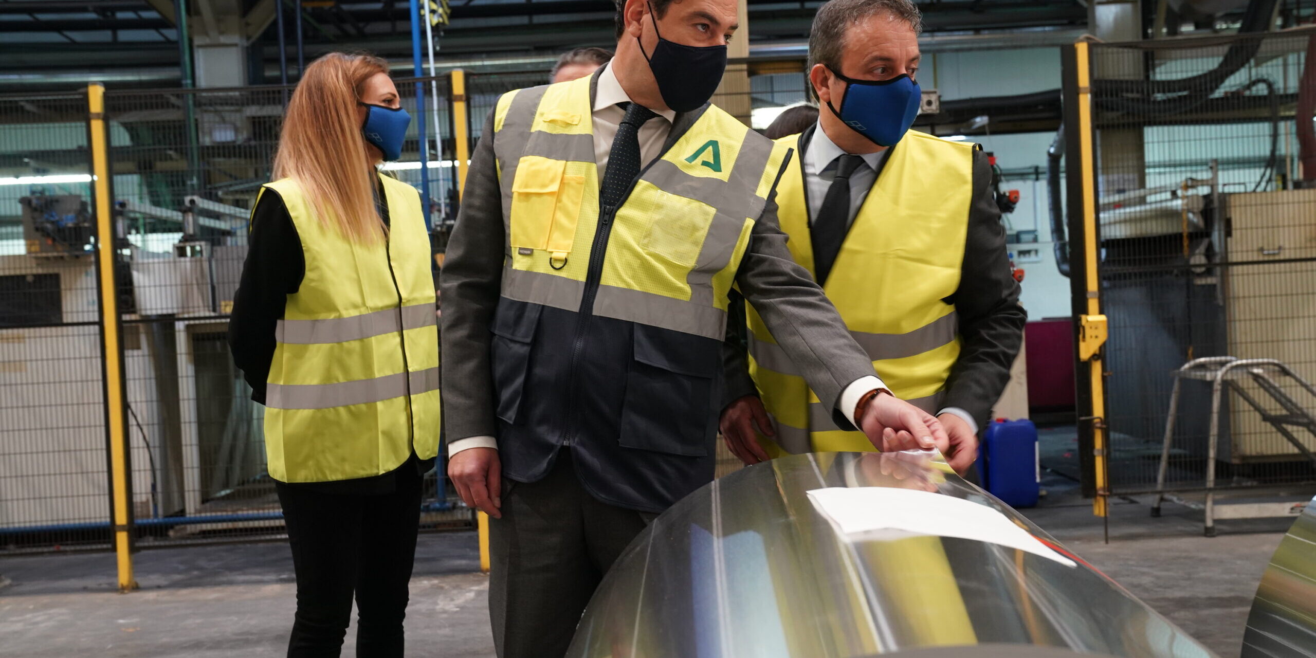 210121 JMM visita Ayto Linares y empresa Alucoat 3